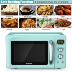 Costway 0.9Cu.ft. Retro Countertop Compact Microwave Oven 900W 8 Cooking Settings BlackGreenWhite 18 Costway 0.9Cu.ft. Retro Countertop Compact Microwave Oven 900W 8 Cooking Settings BlackGreenWhite -Target KitchenAid GUEST bebd8aaf 98fe 446f a3ee fb701ffbb581