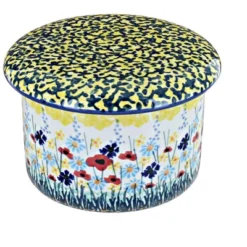 Blue Rose Polish Pottery M136 Manufaktura French Butter Dish -Target KitchenAid GUEST becc8420 2e14 4a72 bc41 ac9b9cef3499