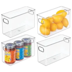 IDesign Set Of 4 Pantry Storage Bins With Handles - Clear -Target KitchenAid GUEST bf48d6f7 d6e1 4fa9 a1ee b0ca61c98858