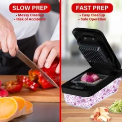 Brentwood All-in-One Food And Vegetable Chopper, Mandoline Slicer, And Cheese Grater With 4.25-Cup Storage, Black 14 Brentwood All-in-One Food And Vegetable Chopper, Mandoline Slicer, And Cheese Grater With 4.25-Cup Storage, Black -Target KitchenAid GUEST bf6354a2 f827 42dc 827d 5663c204c9a3