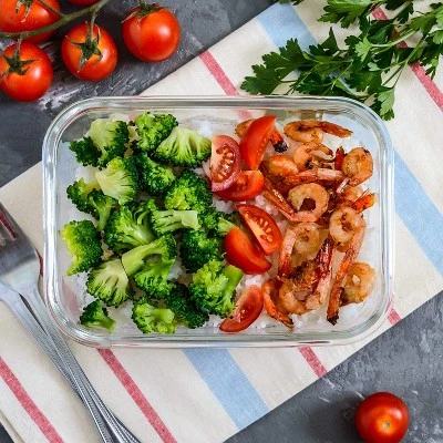 Itopfox Extra Large Glass Food Storage And Baking Containers Set With Airtight Lids, Microwave, Oven, Freezer And Dishwasher Safe 7 Itopfox Extra Large Glass Food Storage And Baking Containers Set With Airtight Lids, Microwave, Oven, Freezer And Dishwasher Safe - Image 5