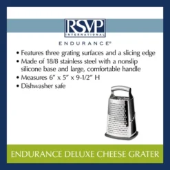 Rsvp Endurance Deluxe Box Grater -Target KitchenAid GUEST c000932d aab8 4d97 b92c 829c30ee2032