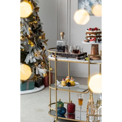 S/6 Alaine Bar Set With Mango Wood Stand 7 S/6 Alaine Bar Set With Mango Wood Stand - Image 5