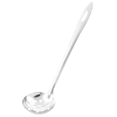 Unique Bargains Kitchenware Stainless Steel Slotted Ladle Spoon Silver Tone 9.3'' Length 5 Unique Bargains Kitchenware Stainless Steel Slotted Ladle Spoon Silver Tone 9.3'' Length - Image 3