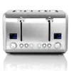 MegaChef 4 Slice Stainless Steel Toaster - Silver: 1800W, Automatic Shut-Off, Reheat & Defrost, Bagel Function, 90-Day Warranty -Target KitchenAid GUEST c072e352 ee1b 47fb 824d b9bd8d9b1da9 1