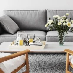 Attop 17x12in Ottoman Tray With Gold Handles Leather Decorative Wooden Serving Tray For Bathroom Vanity All Occasions White -Target KitchenAid GUEST c0809abd d1ec 447e 87a4 638d3cda89ff