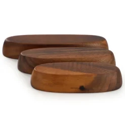 MegaChef 3 Piece Acacia Wood Oval Serving Bowls In Assorted Sizes -Target KitchenAid GUEST c082ef77 3c9b 4b02 8d15 d40ef67ba60e