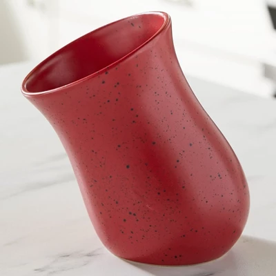 The Lakeside Collection Tilted Utensil Crocks - Red 3 The Lakeside Collection Tilted Utensil Crocks - Red