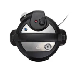 Hamilton Beach 6qt Pressure Cooker With Probe 34506: Metal, 1000W, Bakes & Roasts, Over-Pressure Plug, Silver