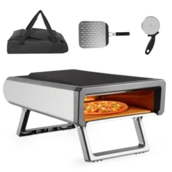 12-Inch Portable Outdoor Gas Pizza Oven - 950¡ãF High Temperature, 60-Second Cooking, 15-Min Preheat