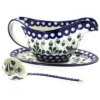 Blue Rose Polish Pottery 239-561 Ceramika Artystyczna Gravy Boat With Ladle -Target KitchenAid GUEST c16b8e40 ed9e 4e28 ae5f 93568407caec