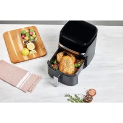 Black & Decker BLACK+DECKER Purify 6QT Air Fryer, Timer With Auto Shut-off And Shake Reminder, Digital LED Touchscreen And 9 Presets, 1500W, Dishwasher Safe Parts -Target KitchenAid GUEST c19078b9 da34 49db 93f8 ed841e8b6d3c