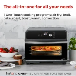 Instant Pot Omni 6-Slice Air Fryer Toaster Oven, Exclusive Bonus Pizza Pan Accessory: 1800W, Dishwasher-Safe, Includes Pizza Pan & More -Target KitchenAid GUEST c1e89f6f a44f 4c21 a1e9 1a8caabd1dba