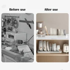 Fortune Candy Retractable Cabinet Organizer Rack, Pot Lid Holder With 6 Adjustable Dividers For Cutting Boards, Pans, And Kitchen Storage -Target KitchenAid GUEST c249995f de16 4d47 9922 04373b265053