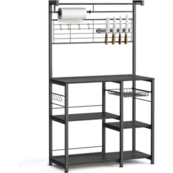 VASAGLE Bakers Rack With Magnetic Knife Holder, Paper Holder, Wire Basket, 8 Hooks, Organizers And Storage, Baker's Rack With Wire Basket -Target KitchenAid GUEST c2539ffc 7e0f 4a3d 81b8 51b19b5cc992