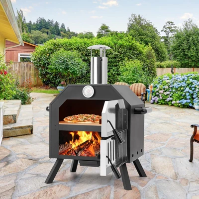 Outdoor Pizza Oven Wood Fired Pizza Oven Portable Patio Ovens Included Pizza Stone 3 Outdoor Pizza Oven Wood Fired Pizza Oven Portable Patio Ovens Included Pizza Stone