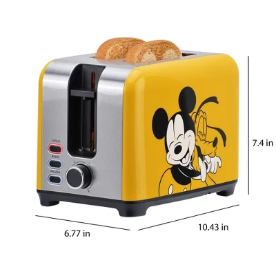 Disney Mickey And Pluto 2-Slice Toaster, Yellow 7 Disney Mickey And Pluto 2-Slice Toaster, Yellow - Image 5