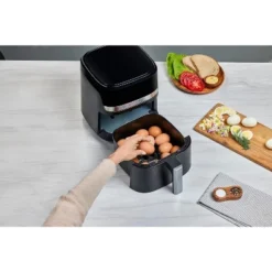 Black & Decker BLACK+DECKER Purify 4QT Air Fryer, Timer With Auto Shut-off And Shake Reminder, Digital LED Touchscreen And 9 Presets, 1300W, Dishwasher Safe Parts 21 Black & Decker BLACK+DECKER Purify 4QT Air Fryer, Timer With Auto Shut-off And Shake Reminder, Digital LED Touchscreen And 9 Presets, 1300W, Dishwasher Safe Parts -Target KitchenAid GUEST c2a182c6 5d2d 42d7 a197 a949e3bba9cf