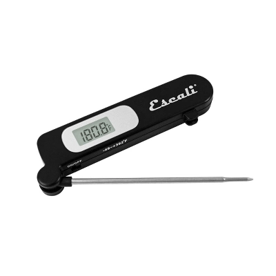 Escali Folding Digital Thermometer: Stainless Steel, Black, Kitchen & Refrigerator Use, -49 To 392°F, Battery Included 3 Escali Folding Digital Thermometer: Stainless Steel, Black, Kitchen & Refrigerator Use, -49 To 392°F, Battery Included