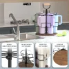 FURNIinspire Cup Organizer With Handle Rotating Tumbler Holder Bottle Storage Rack Kitchen Holder Non-Slip Pad, Black, 12.87"*12.87"*3.51" -Target KitchenAid GUEST c3c9cecd 83c4 47b0 a3bf 51c6bfdf1a3e