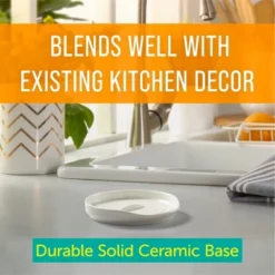 Maplefield [2 Pack] Dual Purpose Egg Cracker Tool & Spoon Rest For Kitchen Counter - Egg Breaker Tool - Ceramic Spoon Holder -Target KitchenAid GUEST c3d3b743 8100 4afd a21b d804abaf9e47