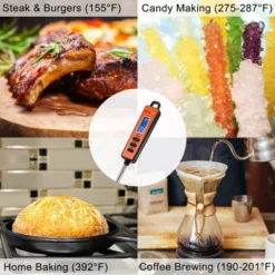 ThermoPro TP01AW Digital Meat Thermometer Long Probe Instant Read Food Cooking Thermometer For Grilling BBQ Smoker Grill Kitchen Thermometer -Target KitchenAid GUEST c402e7a2 36f5 4572 b244 97cf9f23fdae