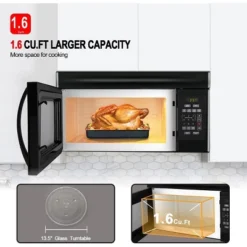 GASLAND 30" Over-The-Range Microwave Oven 1.6 Cu.ft., 300 CFM, Black, OTR1603B -Target KitchenAid GUEST c4282b93 4b54 45ce a71d c6ebbe797623