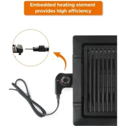 COMMERCIAL CHEF Indoor Grill For Tabletop, Countertop Or Kitchen, 1600W Electric Grill With Adjustable Temperature Control -Target KitchenAid GUEST c42f9da6 2a41 48d5 89cb b2fb3cb9fc05