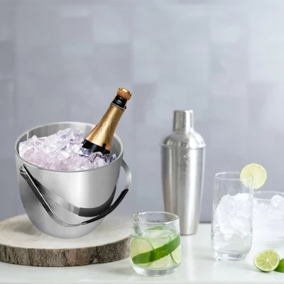 Fortune Candy Party Cooler 2.8L Double-Wall Vacuum Insulated Ice Bucket With Lid, Keep Ice Frozen Longer 11 Fortune Candy Party Cooler 2.8L Double-Wall Vacuum Insulated Ice Bucket With Lid, Keep Ice Frozen Longer - Image 9