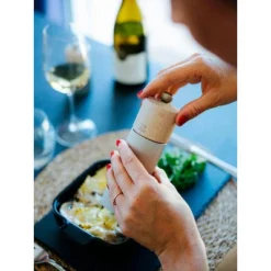 Peugeot | Line Salt Mill, Aluminum + Beechwood, Natural, 18 Cm - 7 In -Target KitchenAid GUEST c499de60 7e15 4afd a264 43b7399498a2