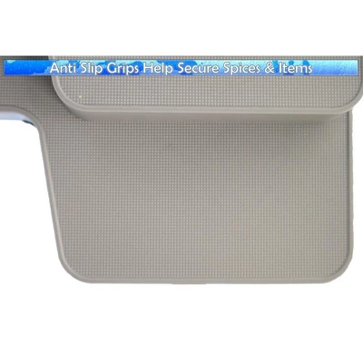 5 Star Super Deals 2 Non Slip 3 Tier Expandable Spice Rack Step Shelf Organizer - Shelf Extends 16.5" To 24.5" For Kitchen, Refrigerator, Pantry 6 5 Star Super Deals 2 Non Slip 3 Tier Expandable Spice Rack Step Shelf Organizer - Shelf Extends 16.5" To 24.5" For Kitchen, Refrigerator, Pantry - Image 4