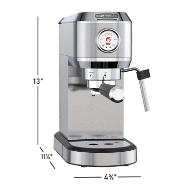 Espressione 3-in-1 Plastic/Metal Espresso Maker Stainless Steel Finish: Electric Coffee Machine For Ground, Capsules & Pods 18 Espressione 3-in-1 Plastic/Metal Espresso Maker Stainless Steel Finish: Electric Coffee Machine For Ground, Capsules & Pods - Image 16