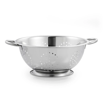 McSunley Silver Stainless Steel Colander 5 Qt 3 McSunley Silver Stainless Steel Colander 5 Qt