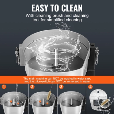 VEVOR Electric Vegetable Slicer, 4 In 1 Multifunctional Food Cutter, 200W Vegetable Chopper For Slicing Shredding Dicing And Slitting 6 VEVOR Electric Vegetable Slicer, 4 In 1 Multifunctional Food Cutter, 200W Vegetable Chopper For Slicing Shredding Dicing And Slitting - Image 4