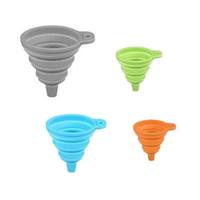 MOVSSOU Kitchen Funnel Set Of 4 Silicone Funnel Foldable Food Funnel Collapsible 8 MOVSSOU Kitchen Funnel Set Of 4 Silicone Funnel Foldable Food Funnel Collapsible - Image 6