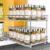 Lynk Professional Slide Out Vertical 8.25" Double Metal Spice Rack Silver: Pull Out Kitchen Storage Organizer, Chrome-Plated 2 Lynk Professional Slide Out Vertical 8.25" Double Metal Spice Rack Silver: Pull Out Kitchen Storage Organizer, Chrome-Plated -Target KitchenAid GUEST c5bb6091 6bd7 4636 a391 9487cf9bbf48