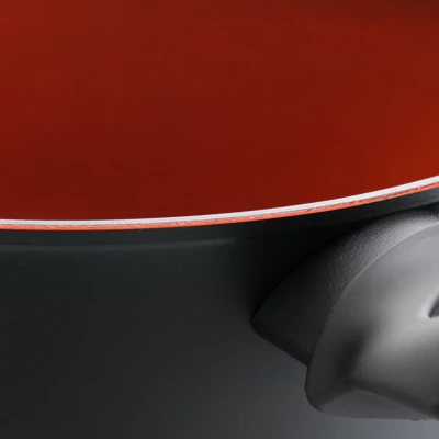 Tosca Terra-Cotta 4.75 Quart Aluminum Nonstick Dutch Oven 5 Tosca Terra-Cotta 4.75 Quart Aluminum Nonstick Dutch Oven - Image 3