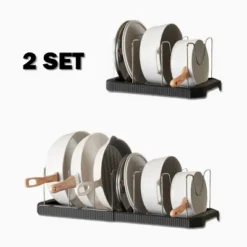 Fortune Candy Retractable Cabinet Organizer Rack, Pot Lid Holder With 6 Adjustable Dividers For Cutting Boards, Pans, And Kitchen Storage -Target KitchenAid GUEST c5f2810e c5be 4b92 aef3 203c320e95a4