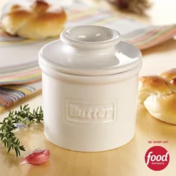 Butter Bell® Crock – Café Retro Glossy White Ceramic Butter Keeper, Vintage-Style Butter Dish With Raised Detailing 8 Butter Bell® Crock – Café Retro Glossy White Ceramic Butter Keeper, Vintage-Style Butter Dish With Raised Detailing -Target KitchenAid GUEST c6274774 0efd 4c06 b8cd a284763f37b4