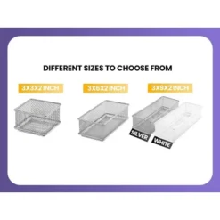 YBM Home Silver Mesh Drawer And Desk Organizer Tray, Pack Of 2 22 YBM Home Silver Mesh Drawer And Desk Organizer Tray, Pack Of 2 -Target KitchenAid GUEST c67970ea 9cd8 4dd5 8e13 9378d65ff0a0