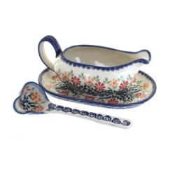 Blue Rose Polish Pottery S119 Manufaktura Gravy Boat Plate & Ladle 25 Blue Rose Polish Pottery S119 Manufaktura Gravy Boat Plate & Ladle -Target KitchenAid GUEST c69f12b3 fe21 4469 96c6 3d69f70bece9