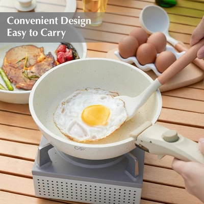 KOCH SYSTEME CS Nonstick 17 PCS Cookware Set Detachable Handle, Induction Kitchen Cookware Sets Non Stick With Removable Handle 7 KOCH SYSTEME CS Nonstick 17 PCS Cookware Set Detachable Handle, Induction Kitchen Cookware Sets Non Stick With Removable Handle - Image 5