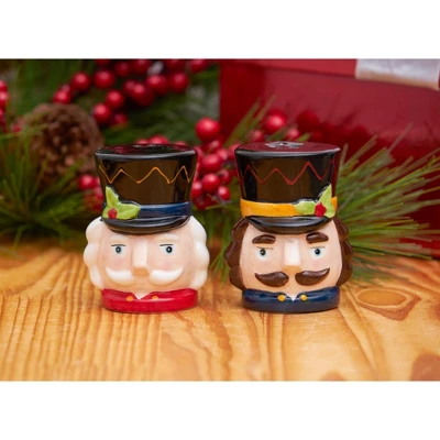 Gallerie II Christmas Nutcracker Salt & Pepper Shaker Set Of 2 3 Gallerie II Christmas Nutcracker Salt & Pepper Shaker Set Of 2