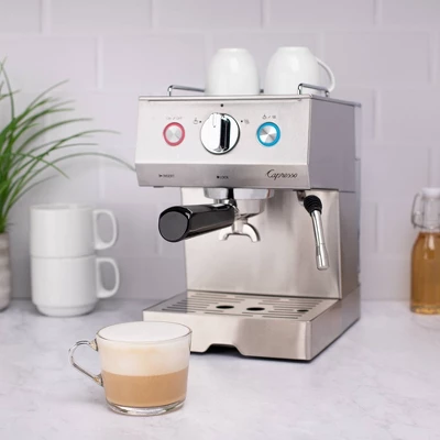 Capresso Cafe Select: Stainless Steel Espresso Maker With Frothing Wand & Removable Water Reservoir, 15 Bars Pressure 8 Capresso Cafe Select: Stainless Steel Espresso Maker With Frothing Wand & Removable Water Reservoir, 15 Bars Pressure - Image 6