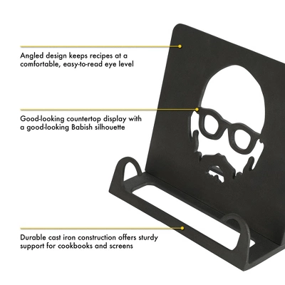 Babish Cast Iron Cookbook Holder 4 Babish Cast Iron Cookbook Holder - Image 2