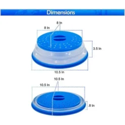 5 Star Super Deals 2 Microwave Splatter Guard Cover - Collapsible Lid For Food Protection And Easy Storage BPA-Free, Dishwasher Safe, Heat-Resistant -Target KitchenAid GUEST c7d60a34 12b4 41a7 ac7f d9ab64bed06a