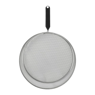 GoodCook Ready 2pc Splatter Screen: Metal Oil Guard For Frying Pan, Hand Wash, 13" Diameter, Black Handle 8 GoodCook Ready 2pc Splatter Screen: Metal Oil Guard For Frying Pan, Hand Wash, 13" Diameter, Black Handle - Image 6