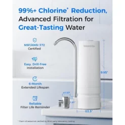 Waterdrop Countertop Water Filter, 4000 Gallons Water Filter For Sink Faucet And Filter Life Reminder,(1 Filter Included) -Target KitchenAid GUEST c8db4133 57d5 4c1d 8a70 6b677eecf275
