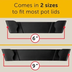 Maplefield Pot Lid Wall Organizers - Stick-On Clips For Pot Lids - Includes Two Sizes 6” And 9” To Fit Most Lids - Pack Of Two -Target KitchenAid GUEST c946be44 b379 4483 af11 7909e21bf036