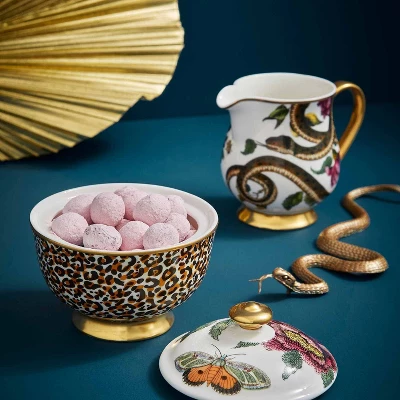 Spode Creatures Of Curiosity Sugar Bowl With Lid - 7oz Fine China Bowl With Hand-Painted 22-Carat Gold Decal & Leopard Motif 7 Spode Creatures Of Curiosity Sugar Bowl With Lid - 7oz Fine China Bowl With Hand-Painted 22-Carat Gold Decal & Leopard Motif - Image 5